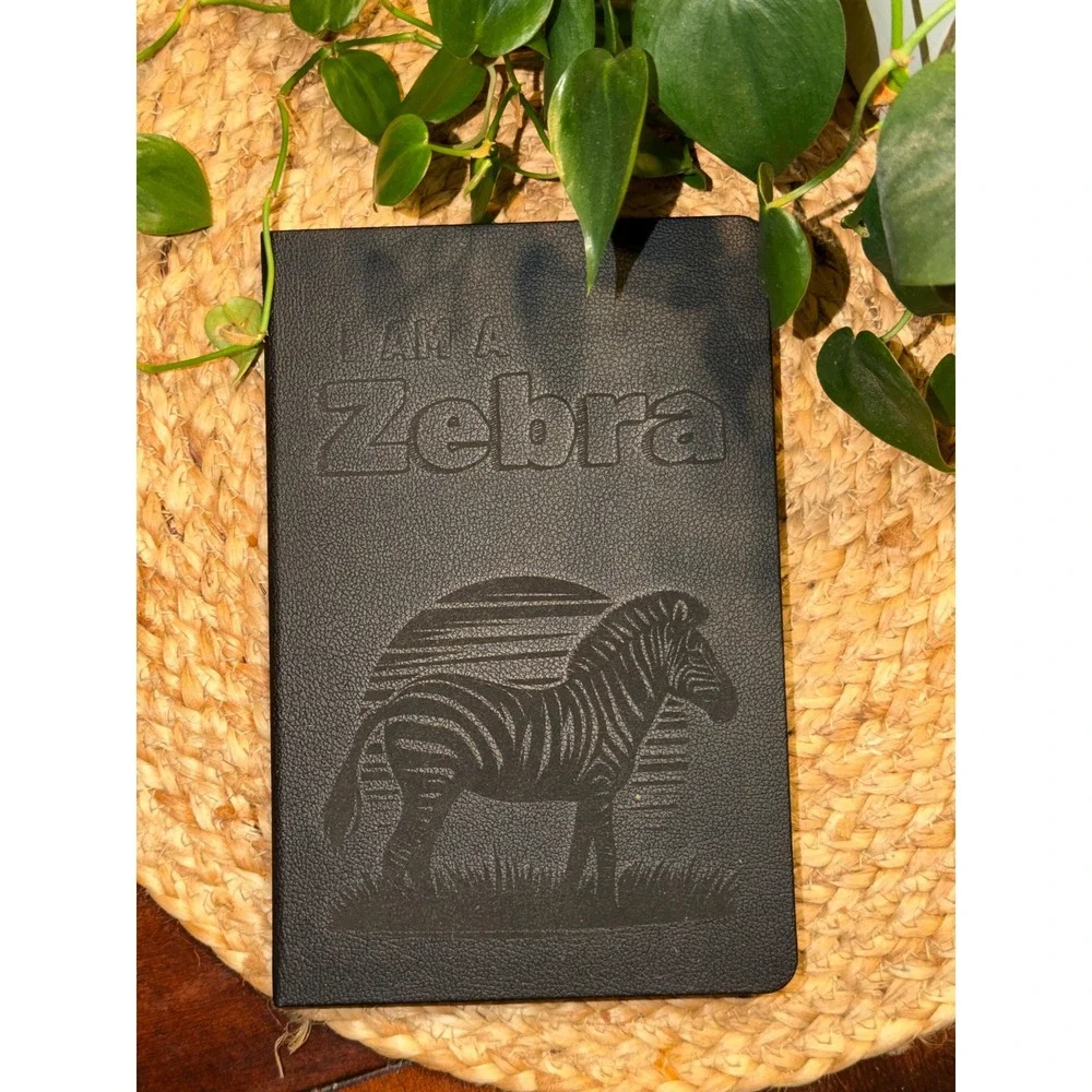 I Am A Zebra Hardcover Journal, chronic illness, rare disease